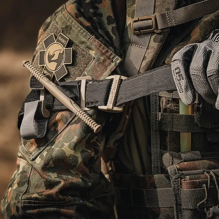 Garrot médical de sauvetage Rhino, hémostase tactique d'urgence en plein air, facile à utiliser, tra