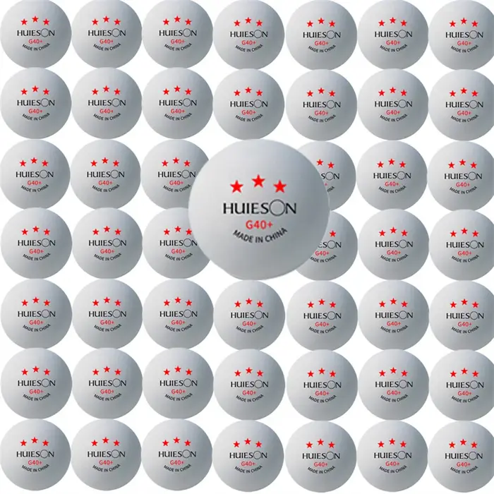 Nouveau Huieson 3 étoiles 20 ~ 100 pièces ABS 40 + matériel balles de Tennis de Table professionnell