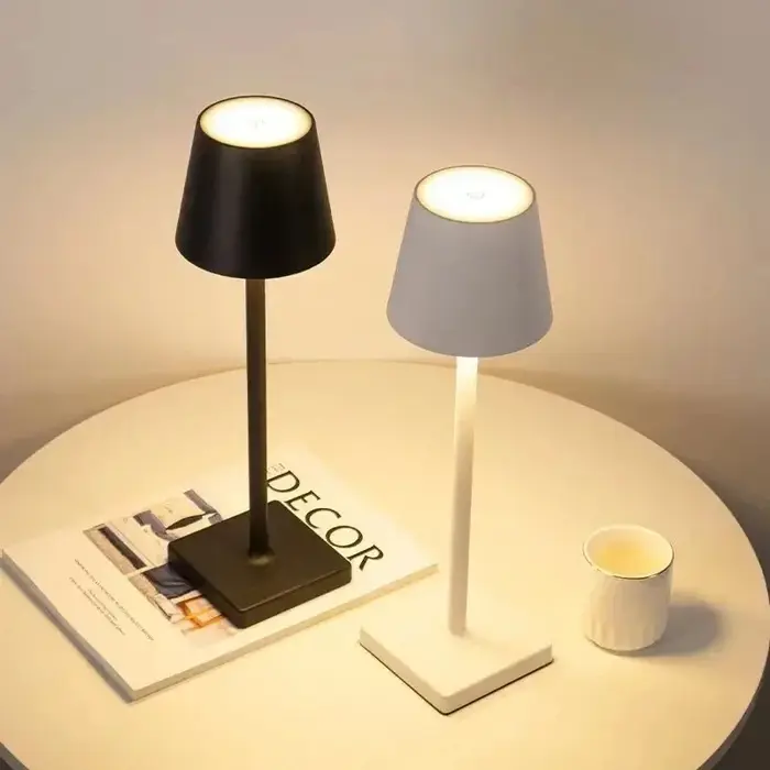 Lampe de bureau LED lampe de Table Rechargeable Usb Bar Restaurant Ambiance lampes tactiles sans fil