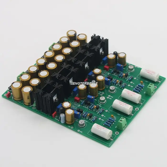 Kit de carte de préamplificateur stéréo de classe A, mise à niveau HiFi, sceau doré, base de carte d