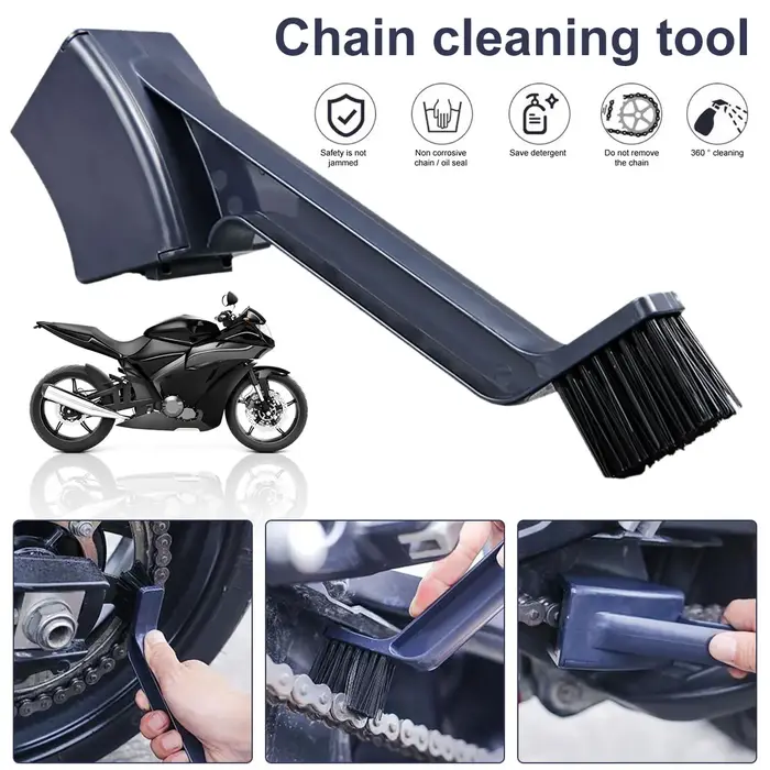 JOBooks-Brosse de Nettoyage d'Équipement de Moto, Nettoyeur d'Extérieur, Kit d'Outils de Nettoyage d