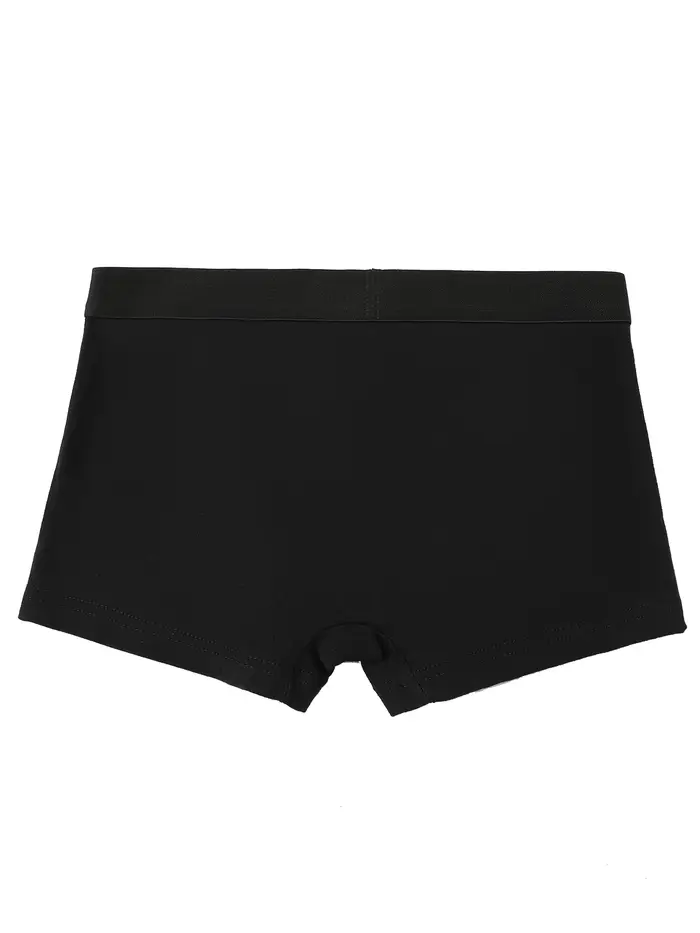 5 pièces mixtes garçons sous-vêtements 8-14 ans doux respirant couleur unie confortable joueur de fo