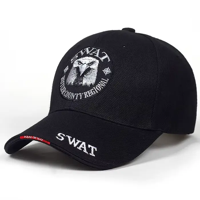 SWAT – casquette de Baseball pour hommes, motif d'aigle brodé, casquette à visière réglable, visière