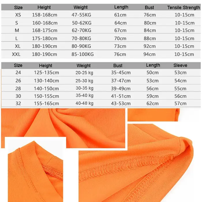 Hommes femmes enfants enfants garçon fille Compression course longue Base t-shirt Fitness Sport bask