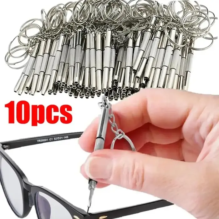 Mini tournevis 3 en 1, lunettes optiques, lunettes portables, Kit de réparation de montre, outil man