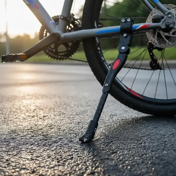 Béquille de vélo fiable, 1 pièce, support réglable, idéal pour les vélos de route et de course