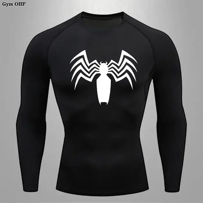 T-shirt long homme quatre saisons sport - Respirant séchage rapide yoga course intérieur
