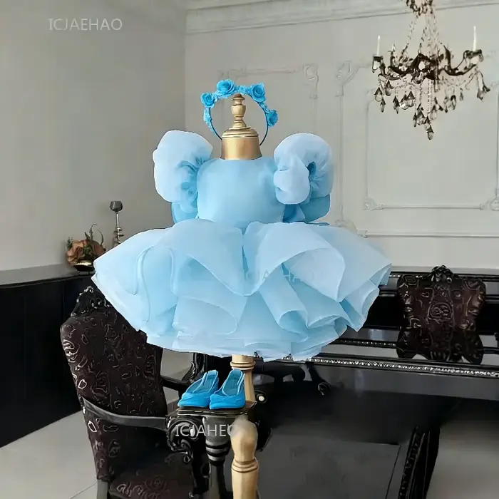 Robe d'été pour enfants, rose, courte, avec ailes, style tutu mignon, costume de fée, robe de prince