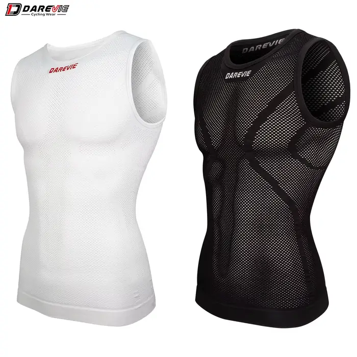 DAREVIE Cyclisme Première Couche Homme Compression Sans Couture Femmes Vélo Cyclisme Sports Intérieu