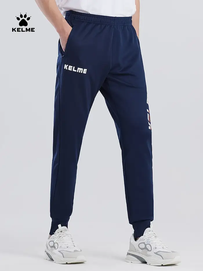 Kelme-Leggings de football pour hommes et femmes, pantalons d'entraînement sportif, pantalons de cou