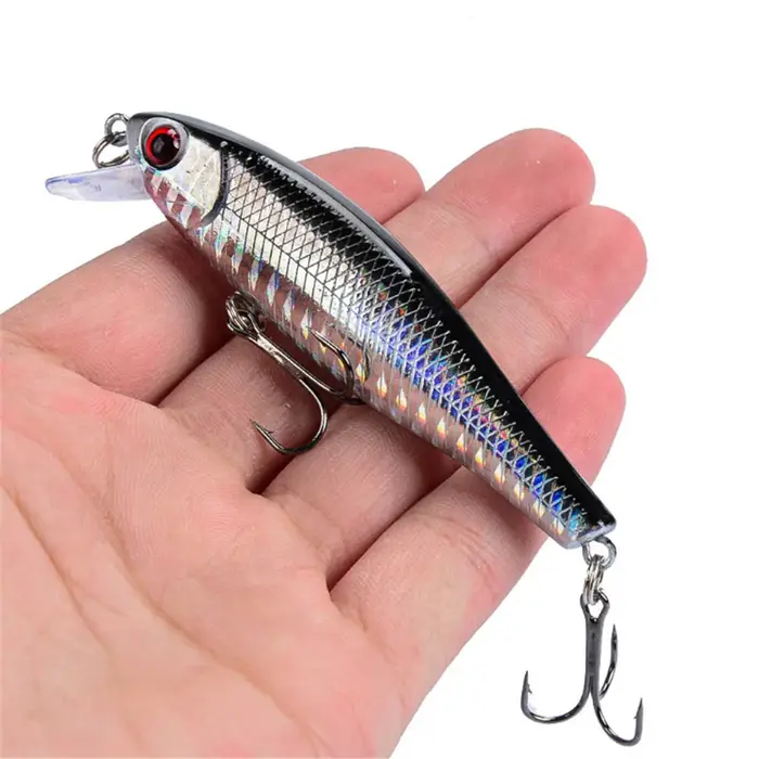 1 pièces leurre de pêche méné Laser artificiel réaliste 8.5 cm 9.2g appât dur en plastique flottant 