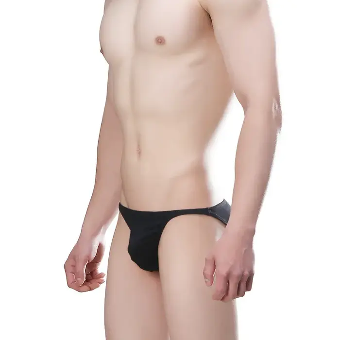 Sous-vêtements pour hommes slips shorts solides coton poche convexe taille basse culotte homme activité physique intense élégance moderne