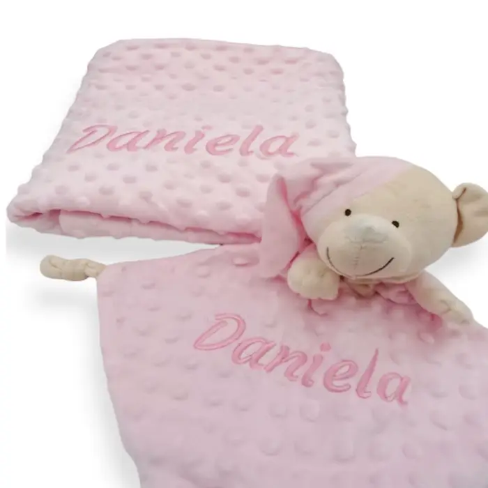 Couverture bébé personnalisée avec votre nom brodé, couverture topito personnalisée pour nouveau-né,