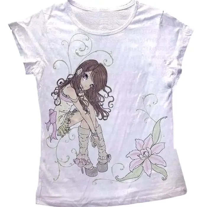 Débardeur imprimé rétro Harajuku, Vintage, gothique, graphique, vêtements pour femmes, Y2k Emo, déba