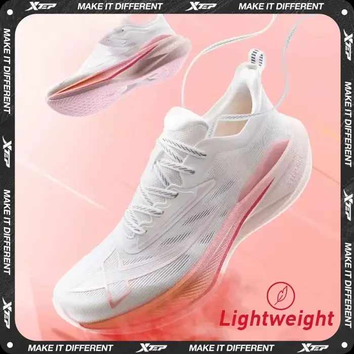 Chaussures de course femme Xtep 2000KM 2.0 - Absorption chocs TPU professionnel - Demi-taille inférieure