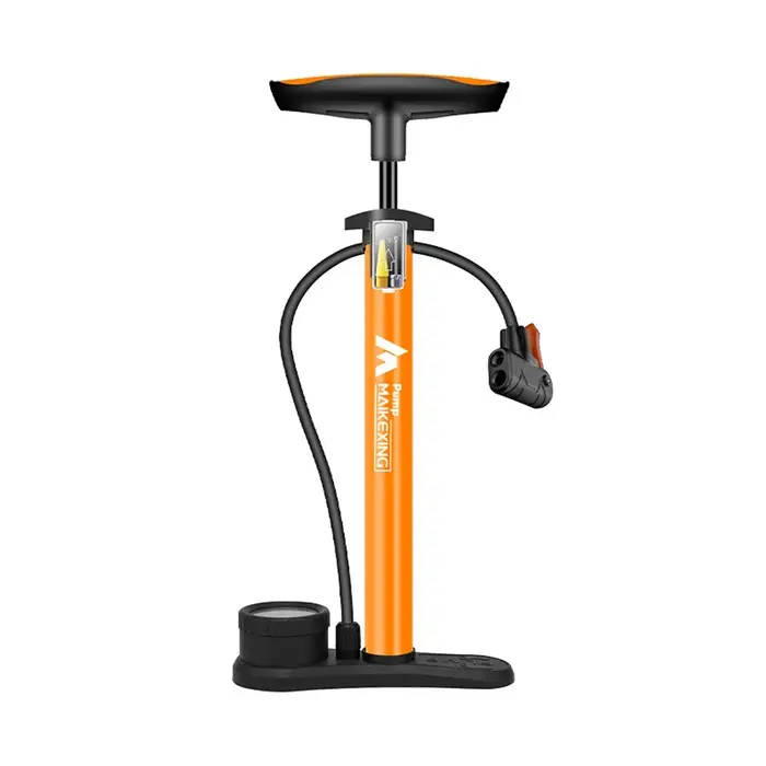 Pompe à vélo multifonctionnelle avec jauge haute pression et buse 3 en 1 pour vélos et voitures occasions spéciales