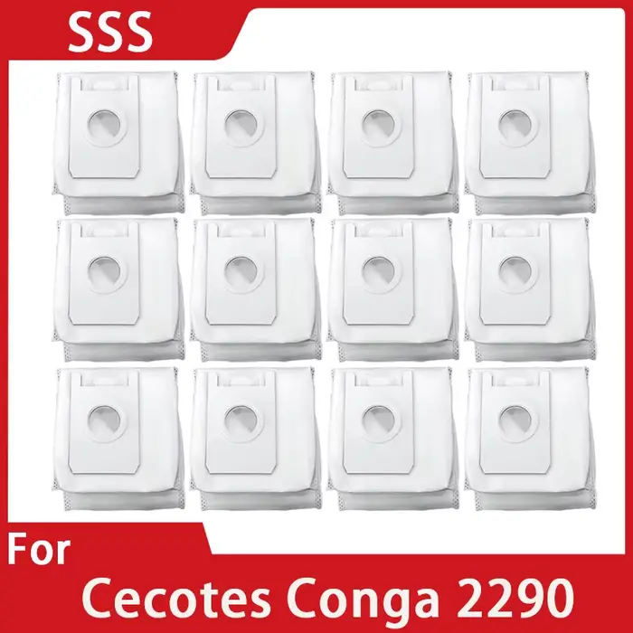 Sacs à poussière pour aspirateur Cecotec Conga 2290, accessoires, filtre à poussière, pièces de rech