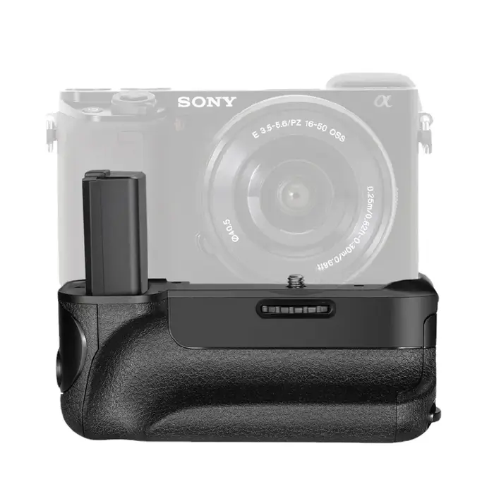 BG-A6000 Vertical Batterie Grip support pour Sony A6300 A6000 A6400 A6100 Caméra travailler avec NP-