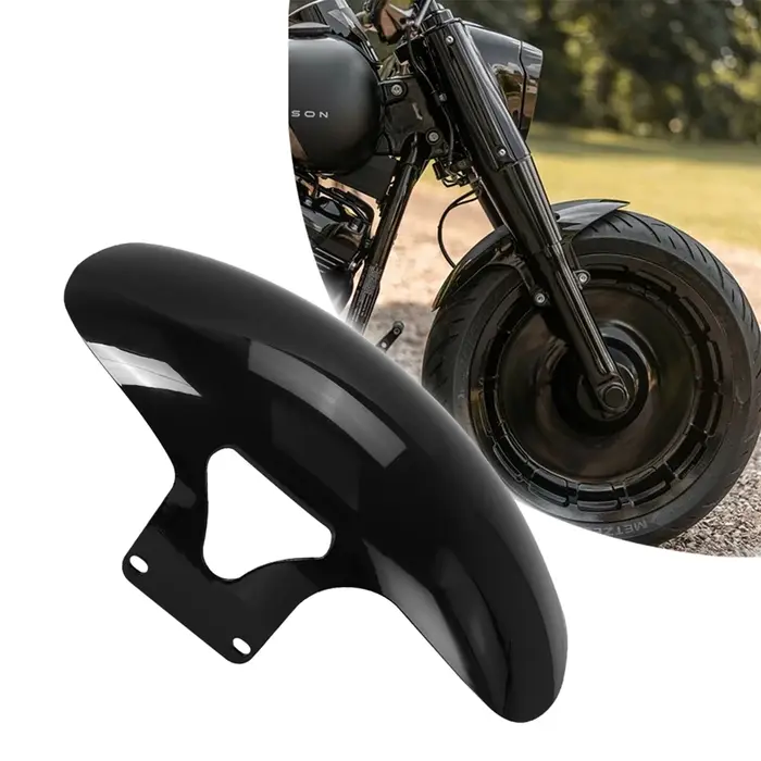 Garde-boue avant noir brillant pour moto, couverture pour Harley Softail M8 Fatboy FLFBS FLFB 2018 –