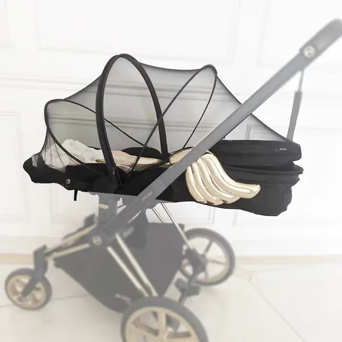 Moustiquaire pour Bébé, Double Fermeture Éclair, Pliable et Facile à Utiliser en Voyage, pour Cybex 
