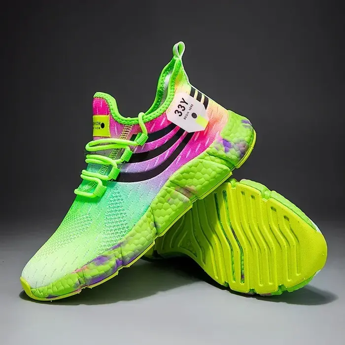 2025 respirant femmes hommes chaussures de course coloré femmes baskets anti-dérapant mode Couple ch