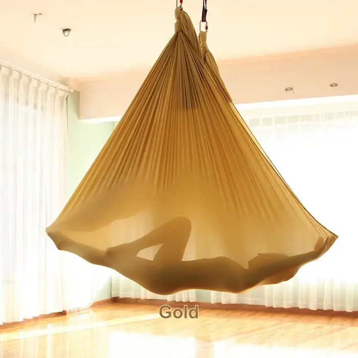 7M * 2.8M Yoga hamac tissu Fitness Yoga Stretch Anti-gravité balançoire fronde