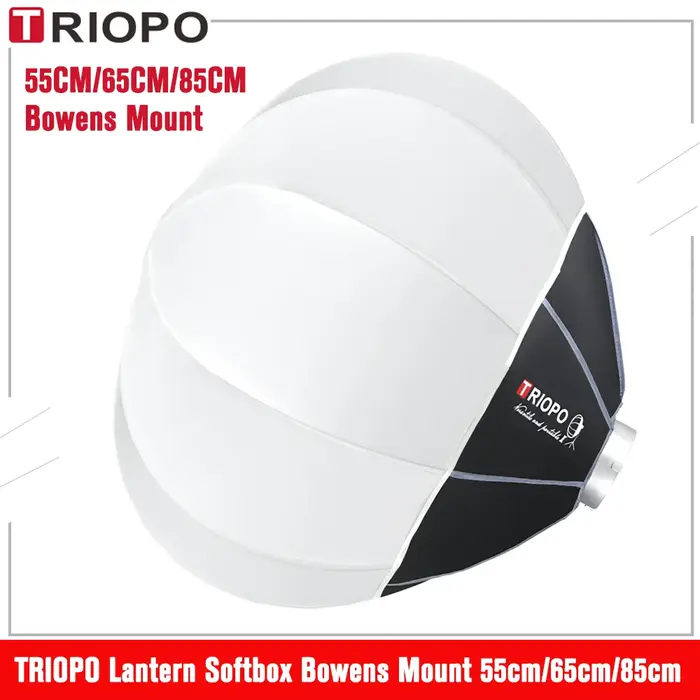 TRIOPO – boîte à lumière lanterne 55/65/85cm, boîte à lumière ronde à dégagement rapide pour Sokani 