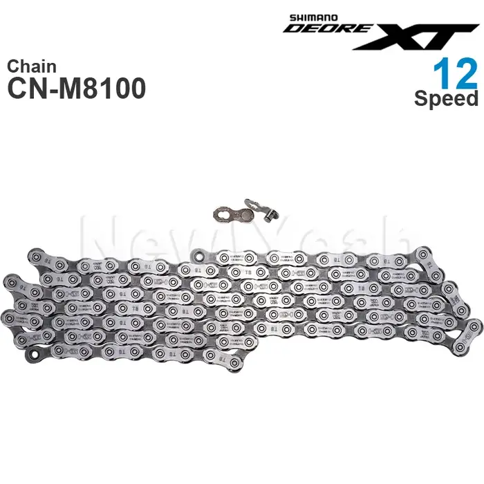 Chaînes de vélo d'origine SHIMANO DEORE XT CN-M8100 12 vitesses-HYPERGLIDE +-SIL-TEC-chaîne vtt 116/