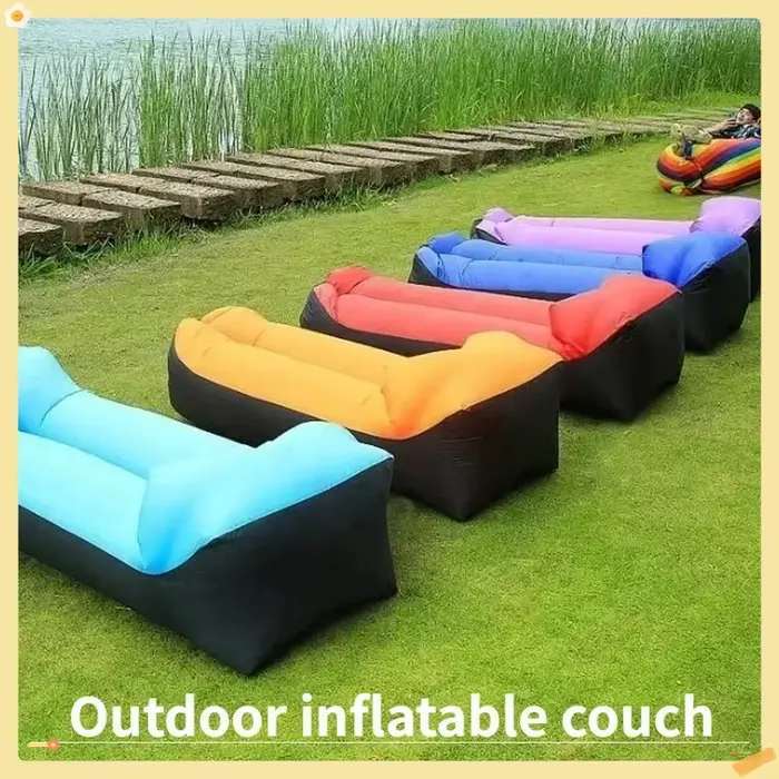 Nouveau canapé gonflable de Camping pliant paresseux chaise longue gonflable extérieure Portable mob