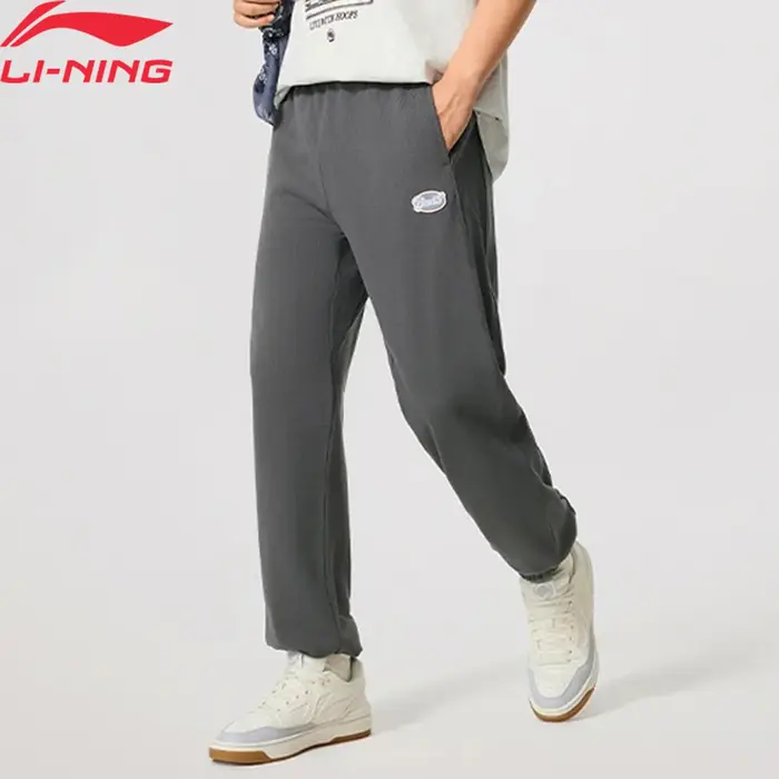Li-ning hommes BADFIVE pantalon respirant confortable Style de rue doublure basket-ball Sport loisir