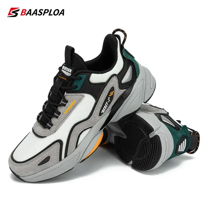 Chaussures de course légères Baasploa pour hommes - Baskets respirantes décontractées pour sport outdoor
