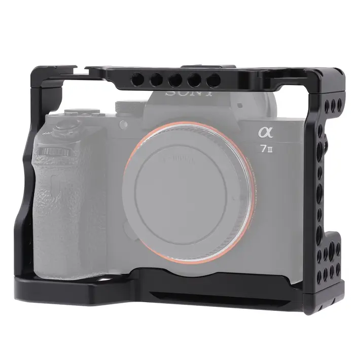 Appareil photo avec support de sabot froid pour lumière LED, alliage d'aluminium, appareils photo po