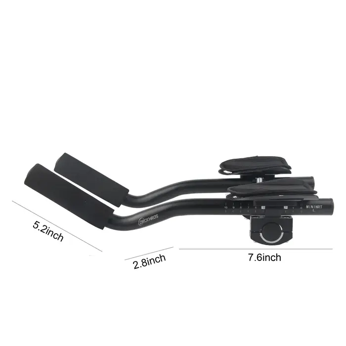 Guidon repos vélo alliage aluminium - Poignée TT pour cyclisme course et triathlon performance