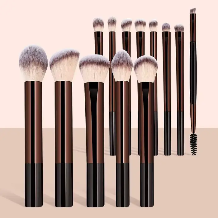 Ensemble de pinceaux de maquillage, 13 pièces, fond de teint, correcteur, poudre, fard à paupières, 