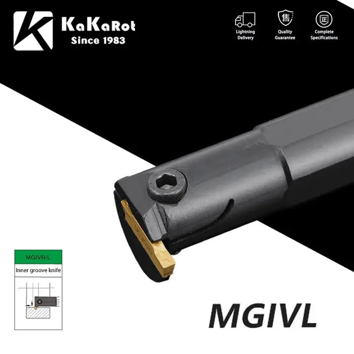 KaKarot outil de rainurage MGIVR2016 MGIVR2520 MGIVR3125 MGMN Inserts en carbure MGIVR/L tige droite