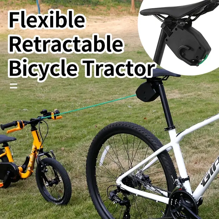 Dispositif de remorquage de vélo parent-enfant robuste et sûr pour vélos de montagne et de route occasions en plein air