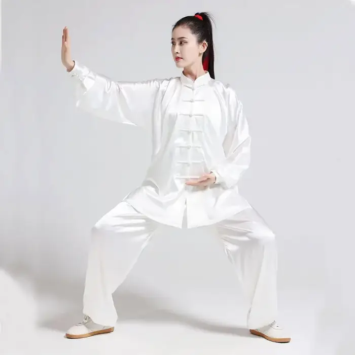 Uniforme d'arts martiaux Tai injYaga style chinois - Satin Kung Fu Wushu pour hommes et femmes