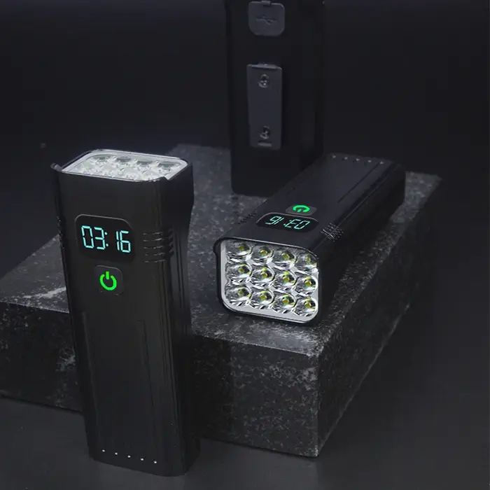 10000mAh vélo vélo lumière USB LED Rechargeable ensemble montagne Cycle avant arrière mettre en évid