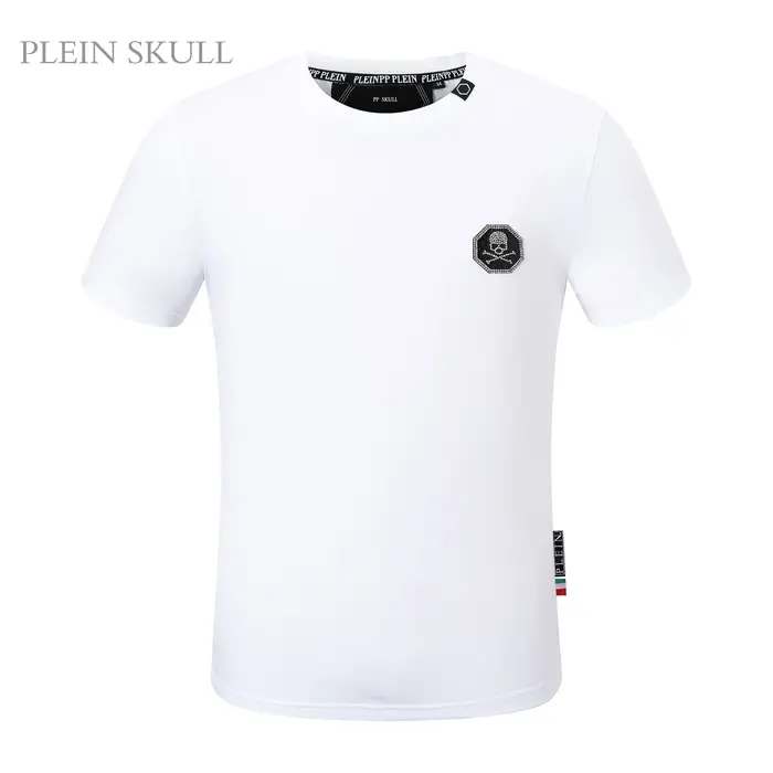 T-shirt en coton pour homme Plein Skull, nouvelle tendance, classique, respirant, décontracté, à man
