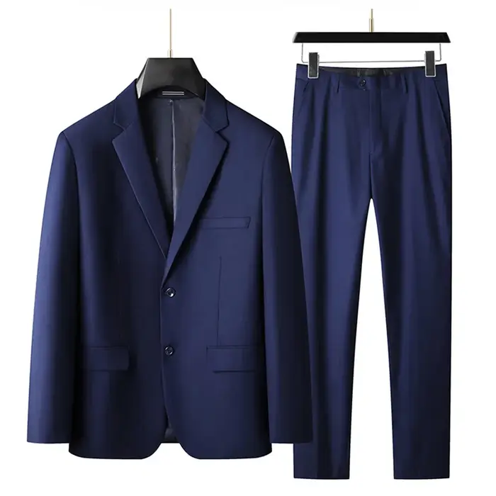 Costume et pantalon décontractés pour hommes, ensemble deux pièces, grande taille XL-9XL, belle robe