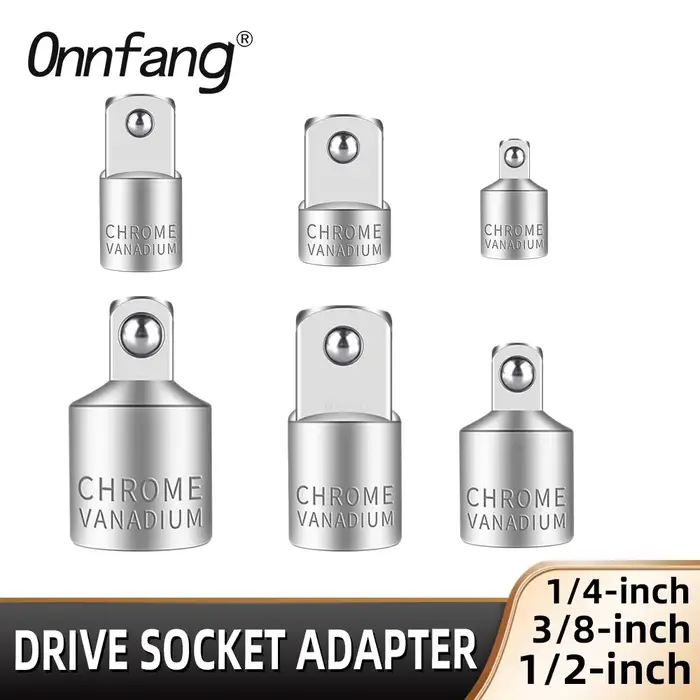 Onnfang Douille Adaptateur Tête D'entraînement À Cliquet En Acier Au Chrome Vanadium Pour Voiture Vé