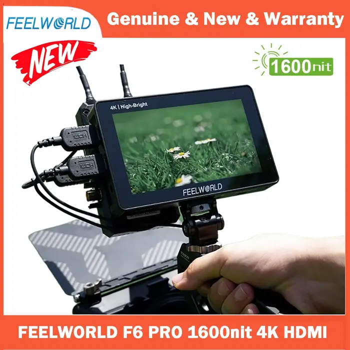 FEELWORLD F6 PRO F6 PLUS Moniteur de caméra avec écran tactile, kit d'installation externe, F6 PRO, 