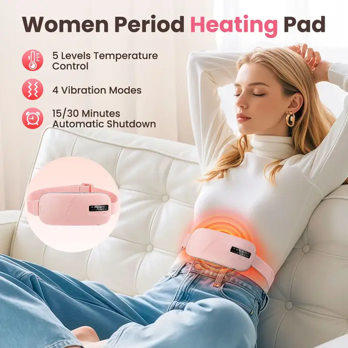 5 Modes de chauffage électrique Vibration taille ceinture de Massage intelligent chaud palais femmes