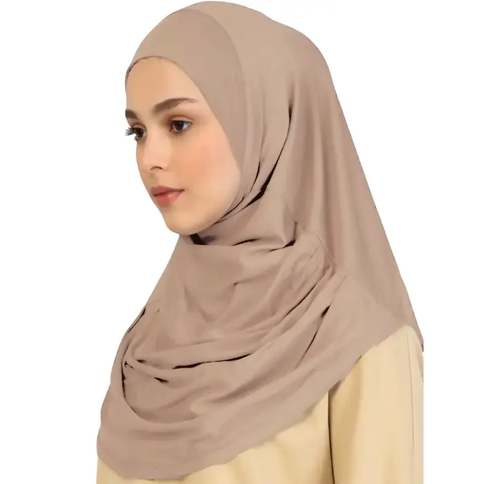 Foulard en chanvre de couleur unie pour femmes, prêt à l'emploi, couvre-cou, Hijabs de sport, châles
