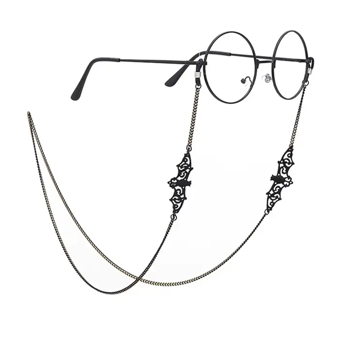 JOHollow Star Lunettes de soleil perlées pour femmes, lunettes de lecture, lanière, porte-lunettes, 