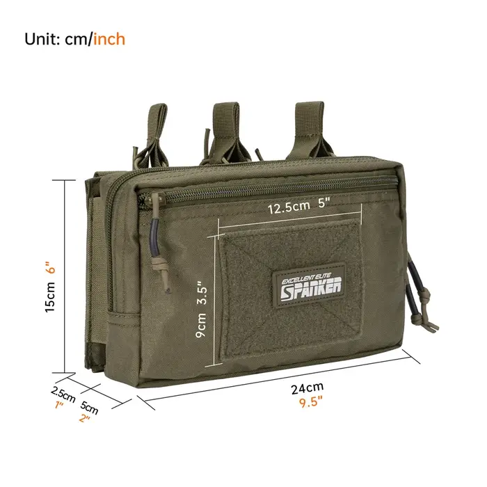 Pochettes tactiques Molle Triple pour magazines, avec sac d'accessoires, pochette pour magazines à d