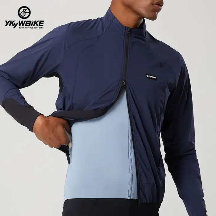 Veste coupe-vent cyclisme homme respirante légère pliable pour vélo route et VTT