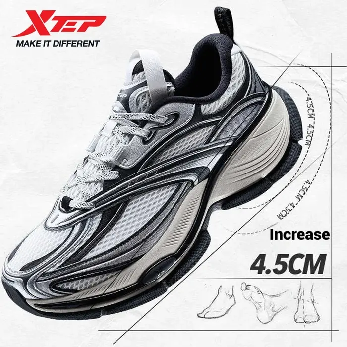 Chaussures décontractées Xtep Basque pour femmes amorti baume rétro millénium confort