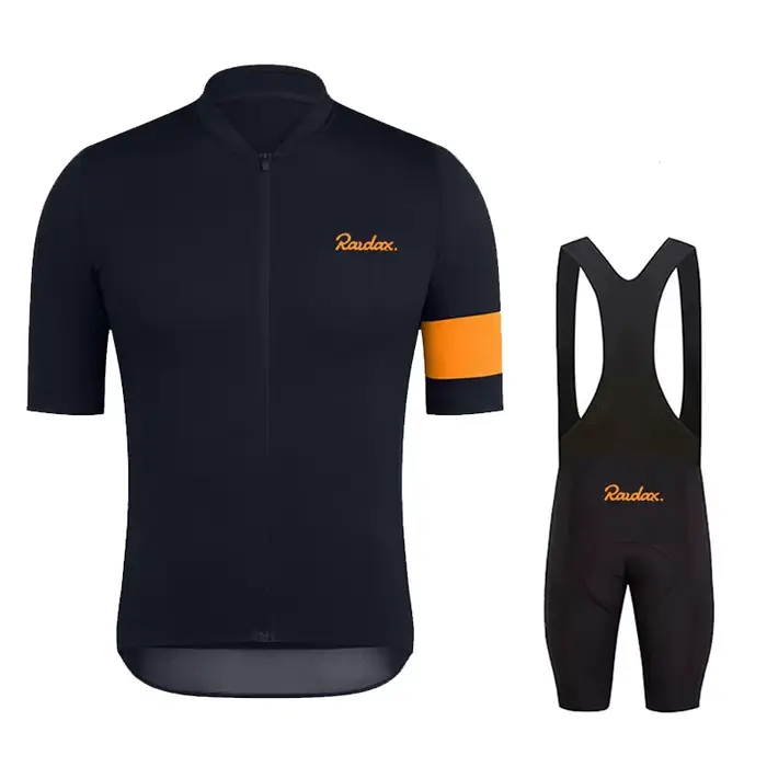 Raudax 2025 hommes à manches courtes maillot ensembles Ropa Ciclismo Hombre été cyclisme vêtements T