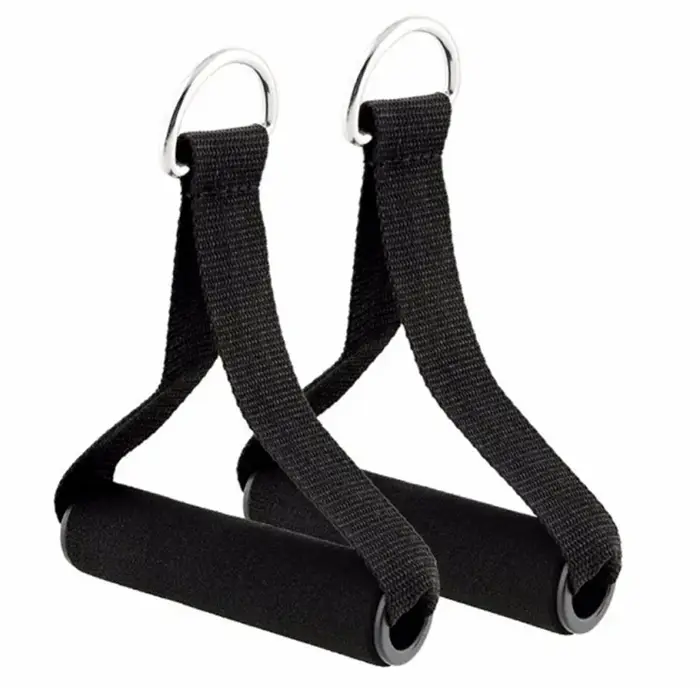 2 poignées de traction pour accessoires de fitness, poignée de bande d'exercice, poignée de rallye p
